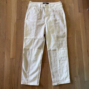Hollister Color Block Jeans White/Beige 9R